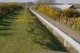 pipeline running along old track bed solway junction railway mars march 2008 copyright free photo royalty free photo