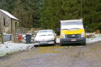 snow at carole and adrian newcastleton roxburghshire scotland scottish borders april 2008 avril copyright free photo royalty free photo