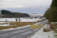 snow at carole and adrian newcastleton roxburghshire scotland scottish borders april 2008 avril copyright free photo royalty free photo