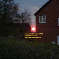beautiful sunset betchton sandbach april 2008 avril copyright free photo royalty free photo