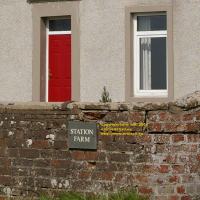 station farm near Wampool viaduct solway junction railway cumbria april 2008 avril copyright free photo royalty free photo