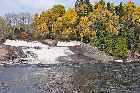 waterfall sault au moutons north shore st lawrence river quebec canada october octobre 2010