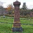 Giant Angus MacAskill grave auld cemetery englishtown Cape Breton Island nova scotia canada october octobre 2010