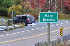 road sign arm brooke nova scotia canada october octobre 2010