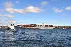 container ship dartmouth ferry waterfront Halifax nova scotia canada october octobre 2010