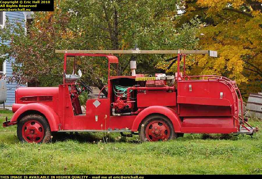 1930s ford 2 ton chassis V8 flathead fire engine