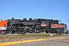 steam locomotive sept iles gulf st lawrence river north shore quebec canada mai may 2012