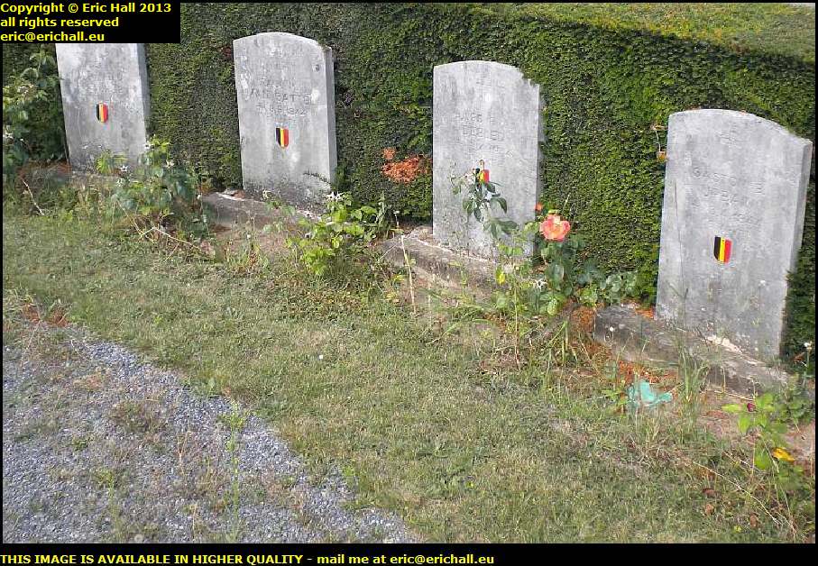 Nazi execution victims Ixelles cemetery Brussels belgium august aout 2013