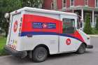 grumman LLV postal vehicle canada post province de quebec canada august 2013