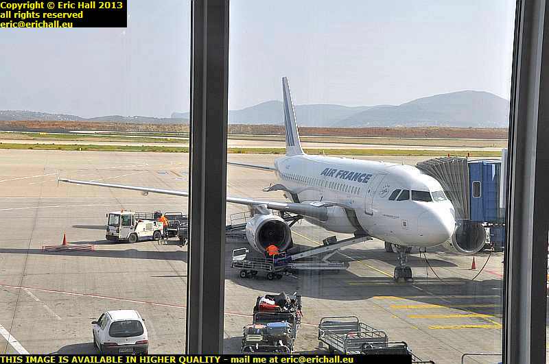 air france airbus 319 athens airport greece