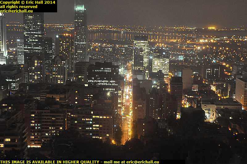st lawrence river montreal by night canada