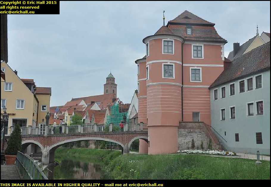 entrance gate donauwurth germany may 2015