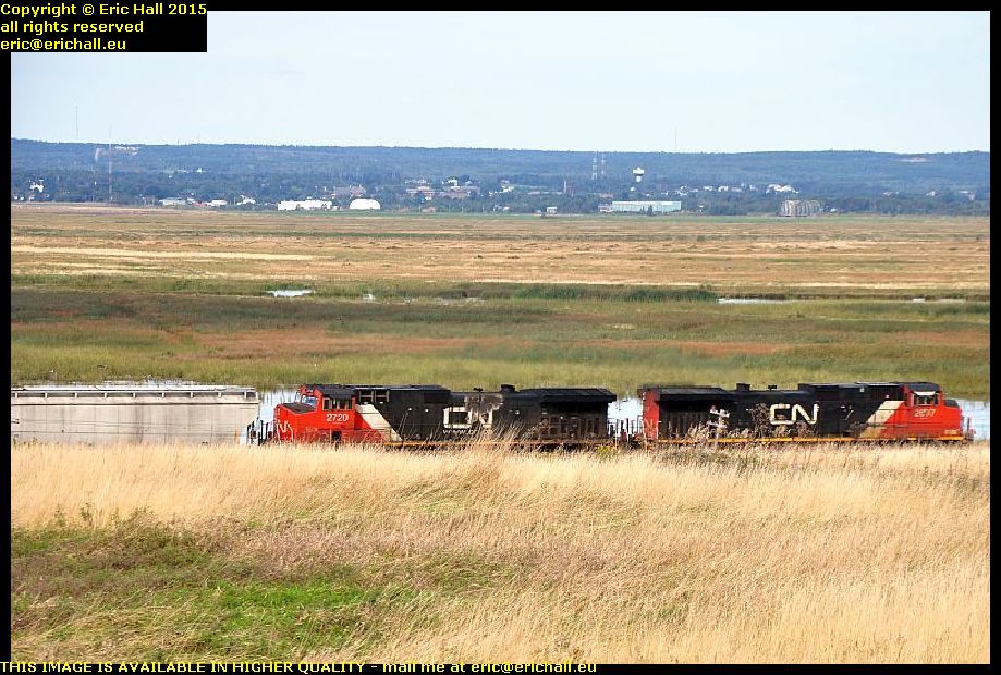 canadian national railway locomotives fort beausejour new brunswick canada