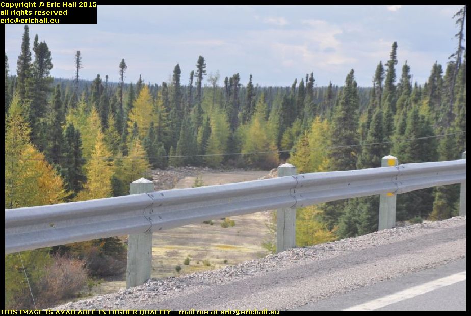 old section of trans labrador highway canada