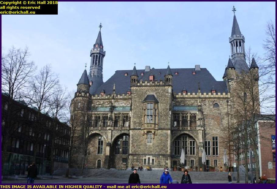 rathaus aachen germany february fevrier 2018