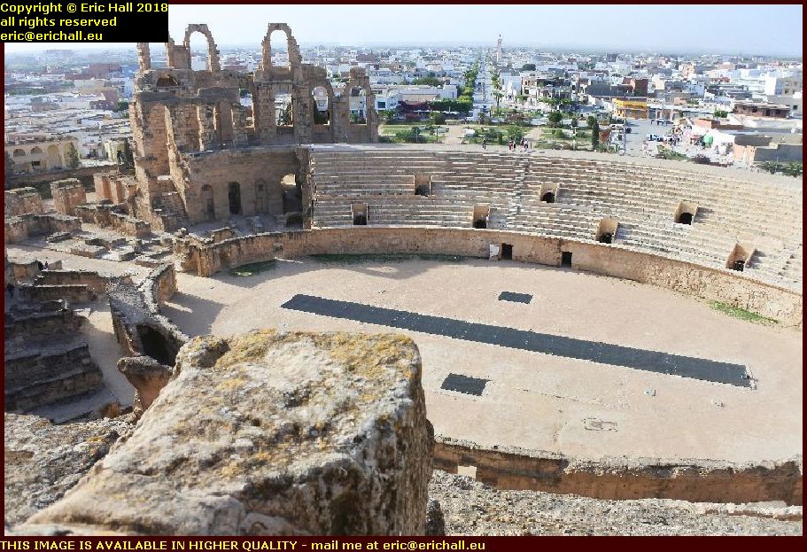 colosseum el djem amphitheatre tunisia africa