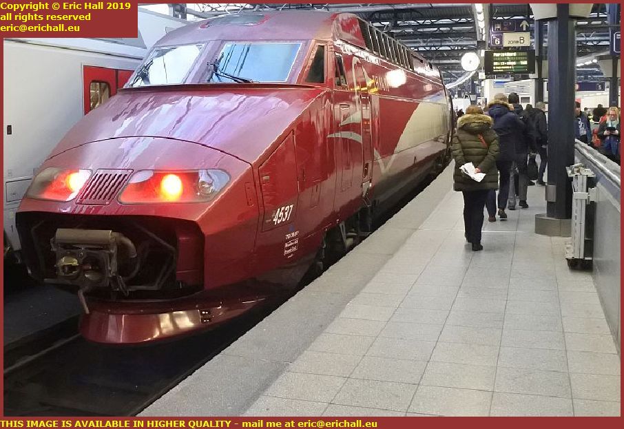 4537 Thalys TGV Réseau 38000 tri-volt gare du midi brussels belgium