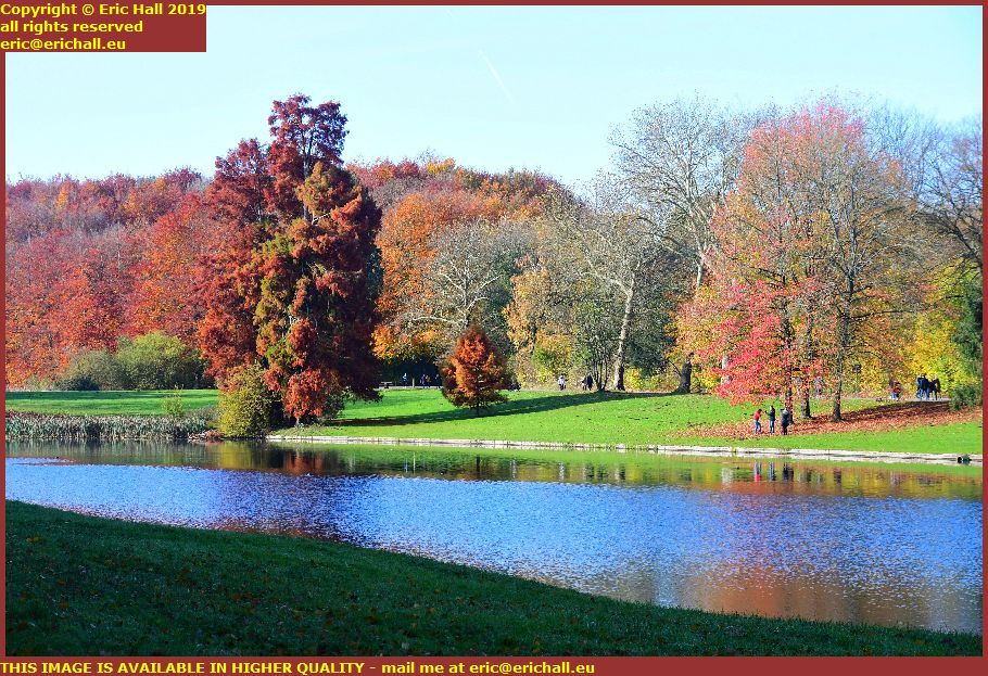autumn colours parc de tervuerense park tervueren belgium