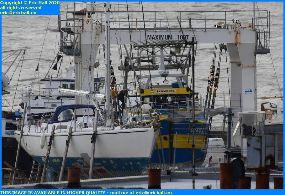 spirit of conrad trawler mobile sling chantier navale port de granville harbour manche normandy france eric hall