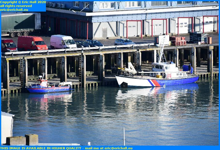 police boats port de granville harbour manche normandy france eric hall