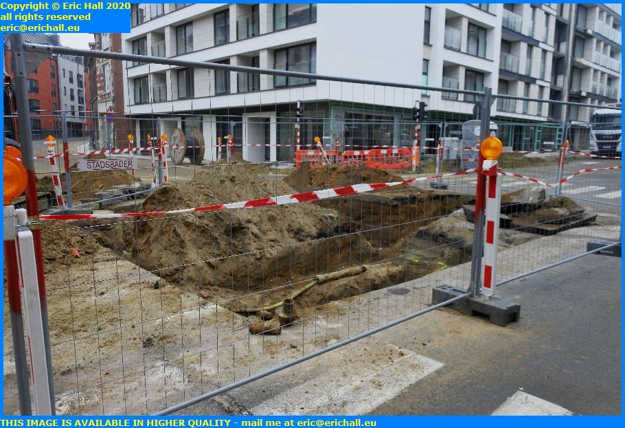 building new sewers Monseigneur van Waeyenberghlaan leuven belgium eric hall