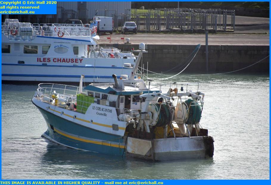 trawler coelacanthe port de granville harbour manche normandy france eric hall
