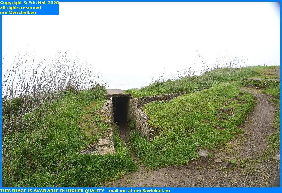 slit trench atlantic wall pointe du roc granville manche normandy france eric hall