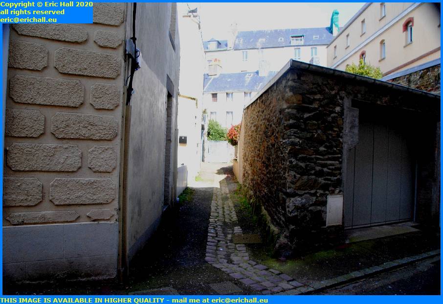alleyway rue ernest lefrant granville manche normandy france eric hall