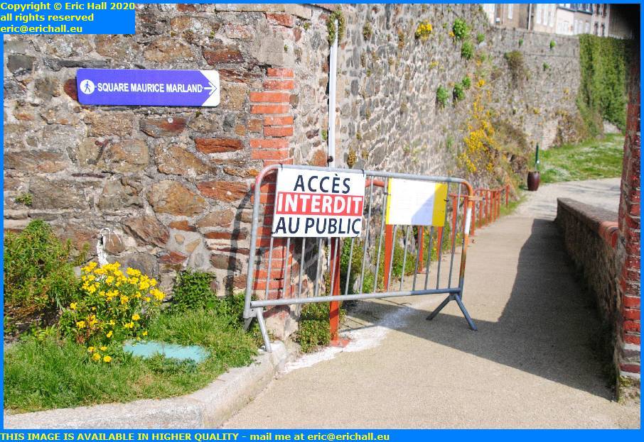 square maurice marland closed to public granville manche normandy france eric hall