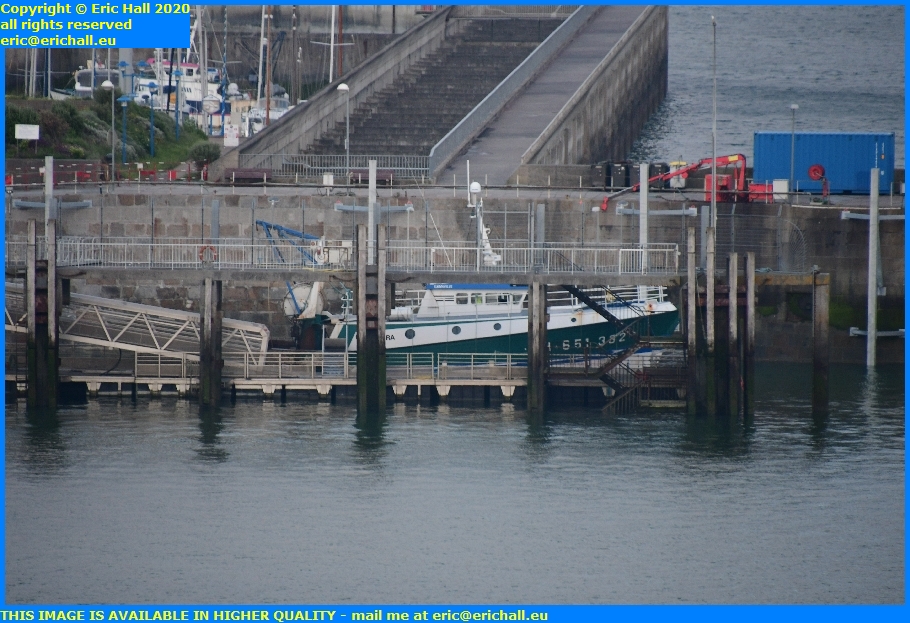 trawler ferry terminal port de granville harbour manche normandy france eric hall