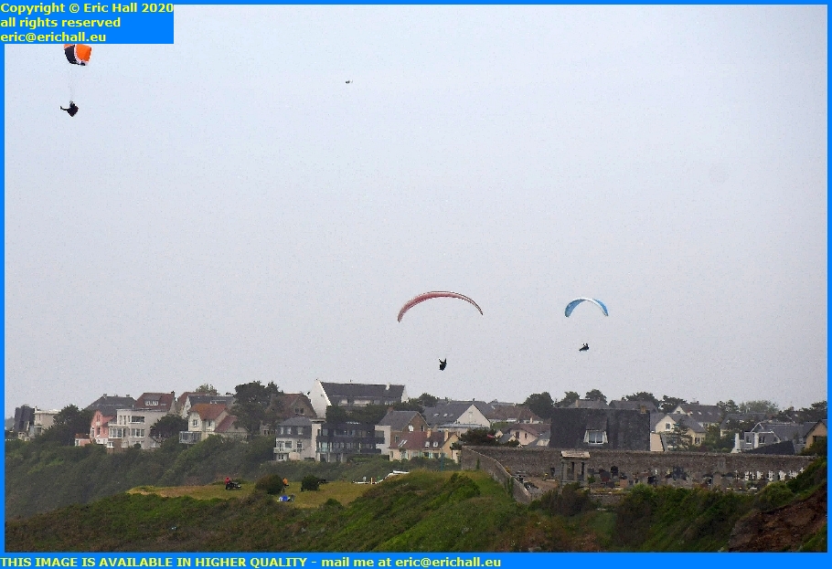 paragliders cemetery donville les bains granville manche normandy france eric hall
