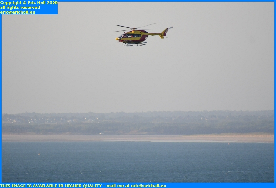 air sea rescue helicopter english channel granville manche normandy france eric hall