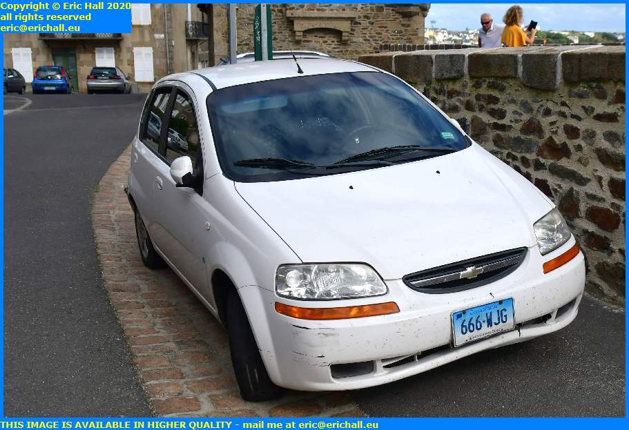 chevrolet car with connecticut usa licence plates granville manche normandy france eric hall