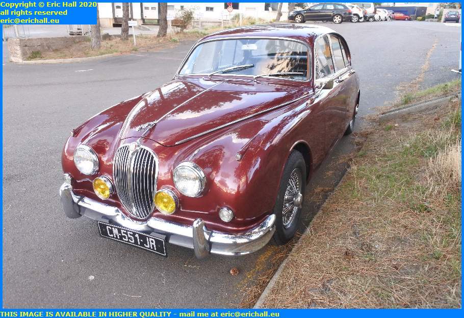 old cars mark 2 jaguar 3.8 granville manche normandy france eric hall
