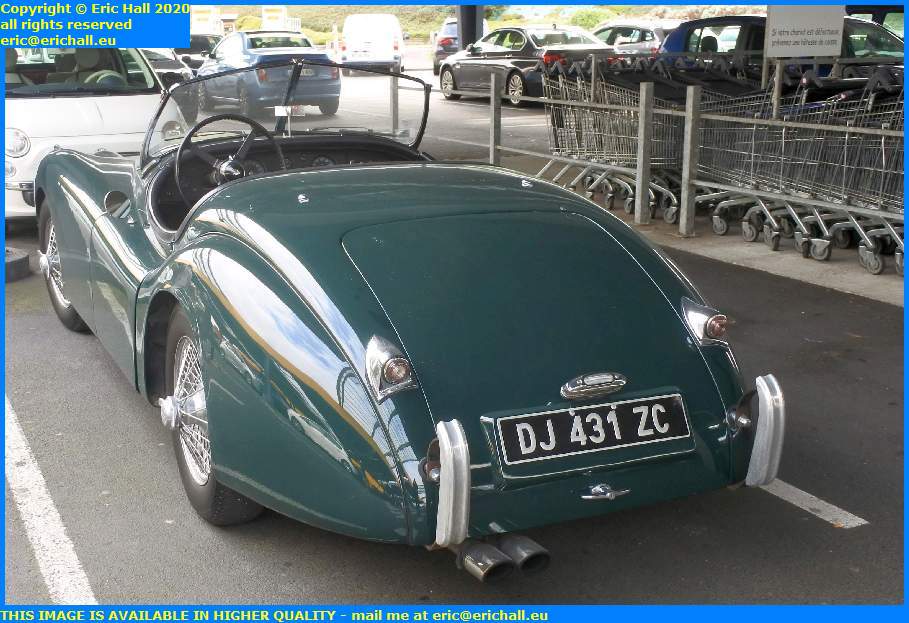old cars jaguar xk140 leclerc granville manche normandy france eric hall