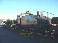 Flagstaff Arizona wood burning steam locomotive