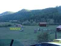 log cabin Clear Creek mountains New Mexico