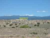 Snow on the Sangre de Christo mountains