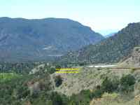 Climbing up to Taos