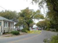 Ockracoke Island Outer Banks North Carolina USA main street