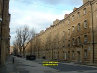 four storey tenement apartment blocks plane tree Peabody Estate Pimlico London England January 2007 copyright free photo royalty free photo
