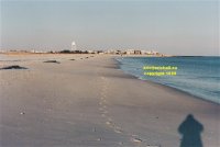 Long Beach island New Jersey view from southernmost beach northwards towards Beach Haven Heights copyright free photo royalty free photo