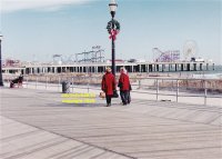 Atlantic City New Jersey funfair on pier copyright free photo royalty free photo
