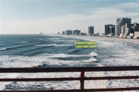 Atlantic City New Jersey coast view from the pier copyright free photo royalty free photo