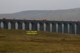 8 car diesel multiple unit ribblehead viaduct leeds settle carlisle midland railway north yorkshire moors avril april 2007 copyright free photo royalty free photo