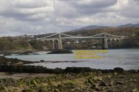 telford menai bridge strait bangor anglesey ynys mon north wales april 2008 avril copyright free photo royalty free photo