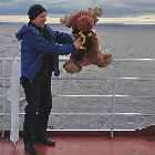 strawberry moose passenger river saguenay ferry st lawrence quebec canada october octobre 2010