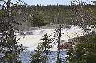 waterfall riviere manitou highway 138 route des baleines gulf st lawrence north shore quebec canada mai may 2012