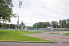 gridiron american football ground tros rivieres province de quebec canada august 2013