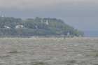 cap sante portneuf st lawrence river quebec canada september 2013
